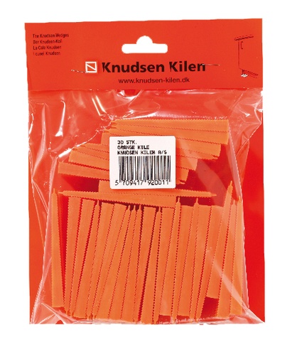 [PRKN901002001] Cales biseauté 8 x 40 x 80 mm - par 30 pcs - orange