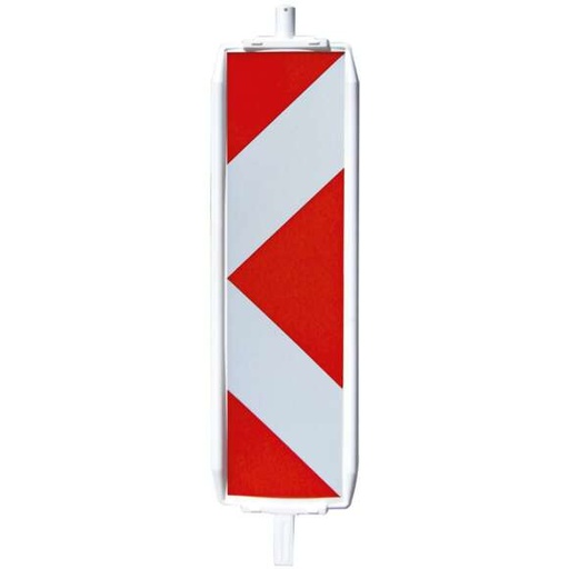 [SCH36045P/2] Balise PVC type 2, 25 x 100 cm, film classe 2, pied 40 x 40 mm
