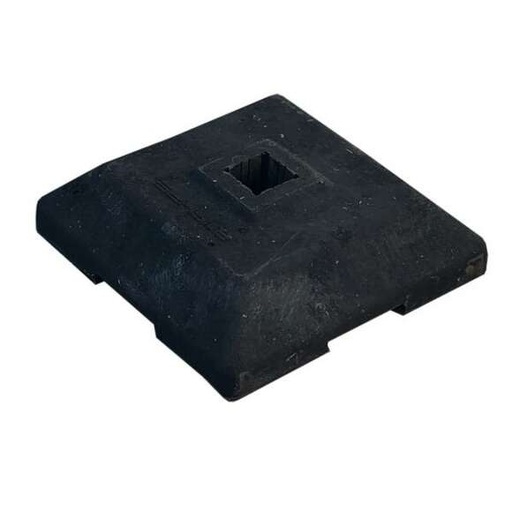 [SCH38040] Socle pour balise, 400 x 400 x 100 mm, 12 kg - trou 40 x 40 mm